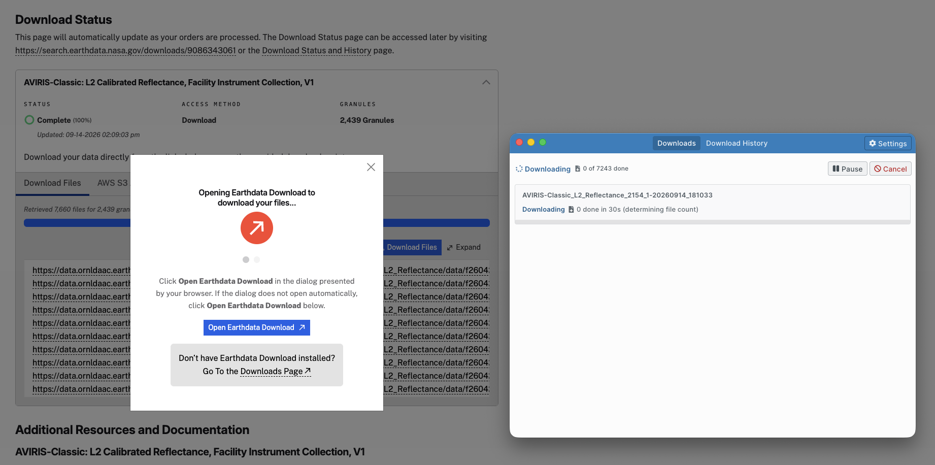 EarthData Downloader
