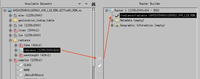 Dataset field